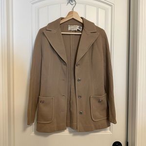 Vintage 100% Wool Sweater Blazer